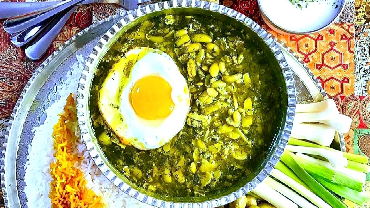 یک وعده ناب بهاری با یک غذای گیلکی