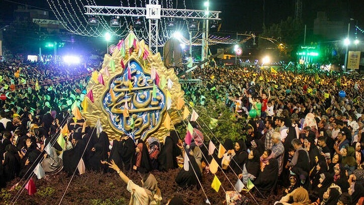استقبال باشکوه از جشن بزرگ امام رضایی‌ها + فیلم و عکس