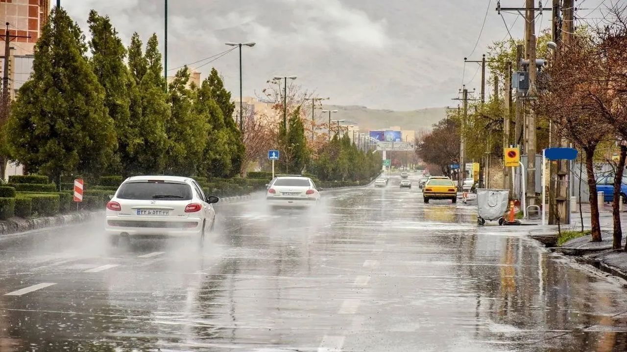تداوم بارش‌ها در  استان سمنان