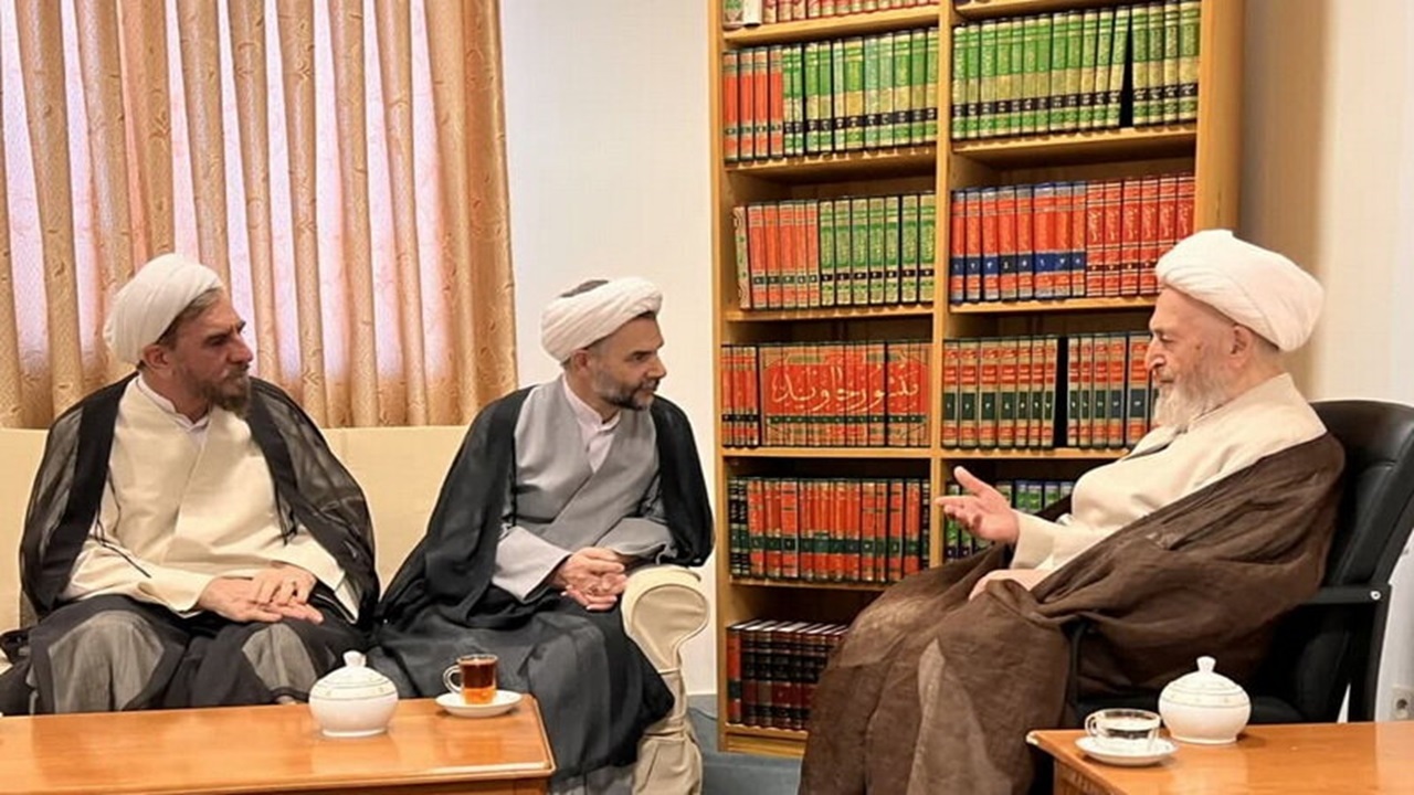 دیدار معاون اول قوه قضاییه با آیت الله سبحانی