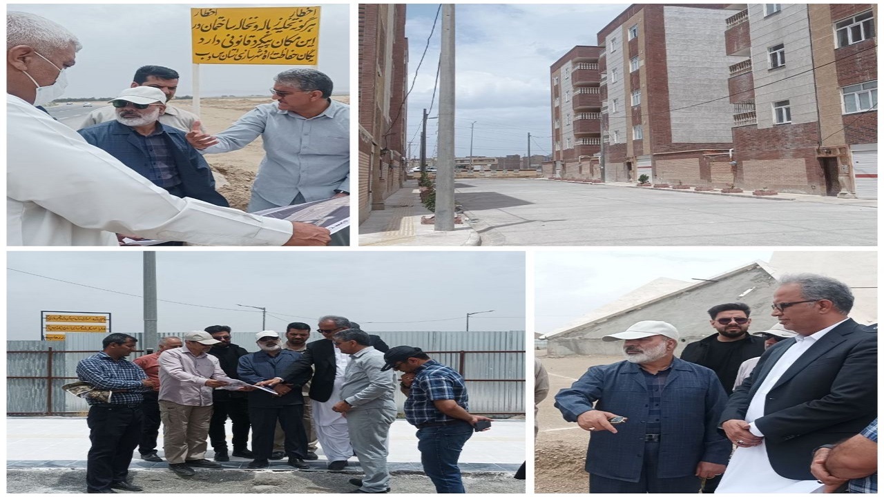 بازدید استاندار سیستان و بلوچستان از طرح نهضت ملی مسکن زاهدان