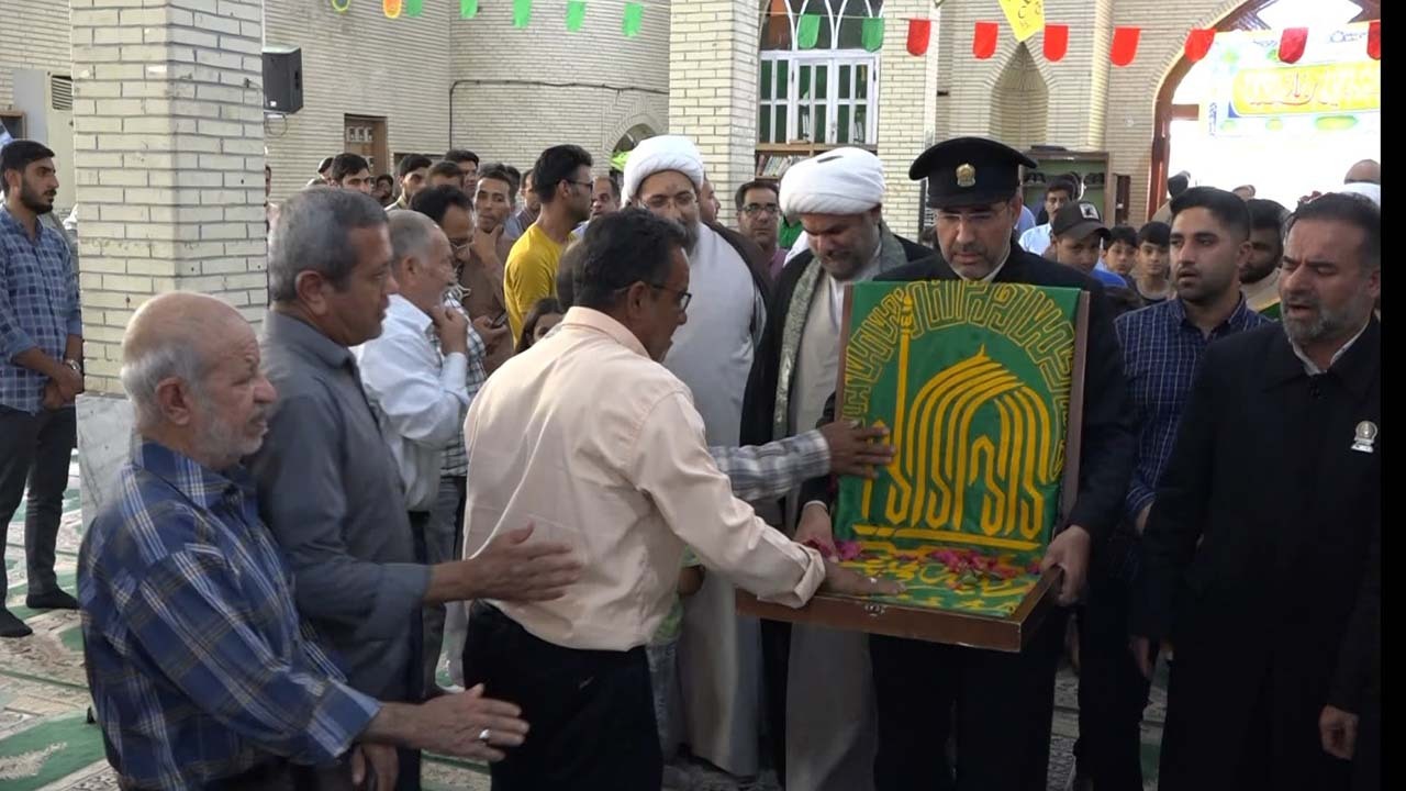 حضور کاروان زیر سایه خورشید در حاجی آباد