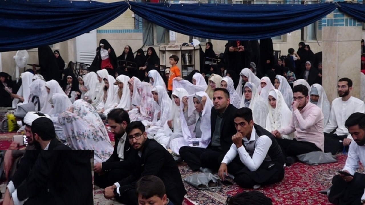 جشن ازدواج مسجدی در قم