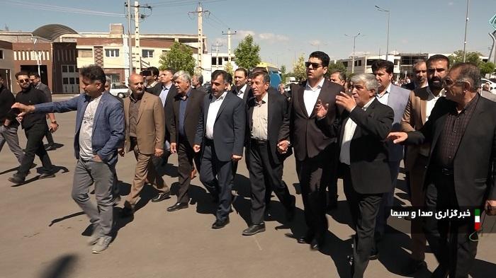 بازدید رییس اتاق اصناف کشور از شهرک صنفی صنعتی بوعلی همدان