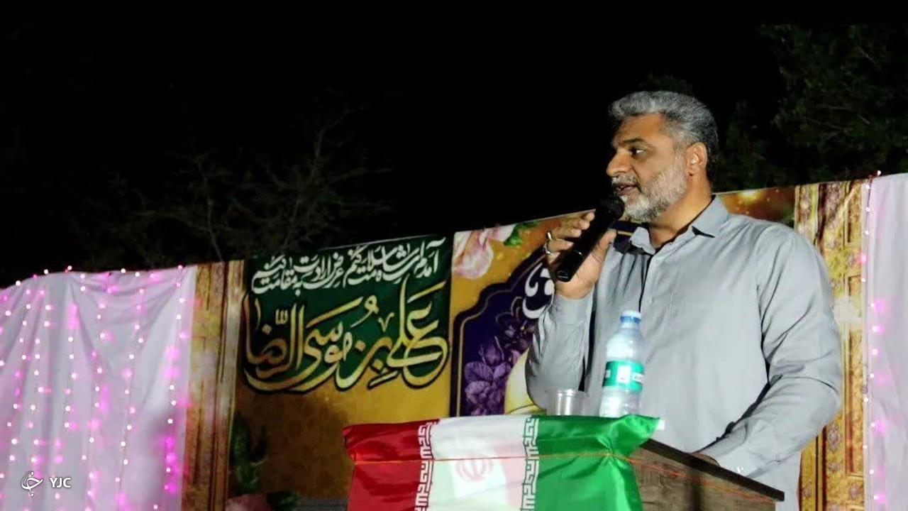 برگزاری جشن میلاد امام رضا (ع) در شهر شمیل بندرعباس+عکس