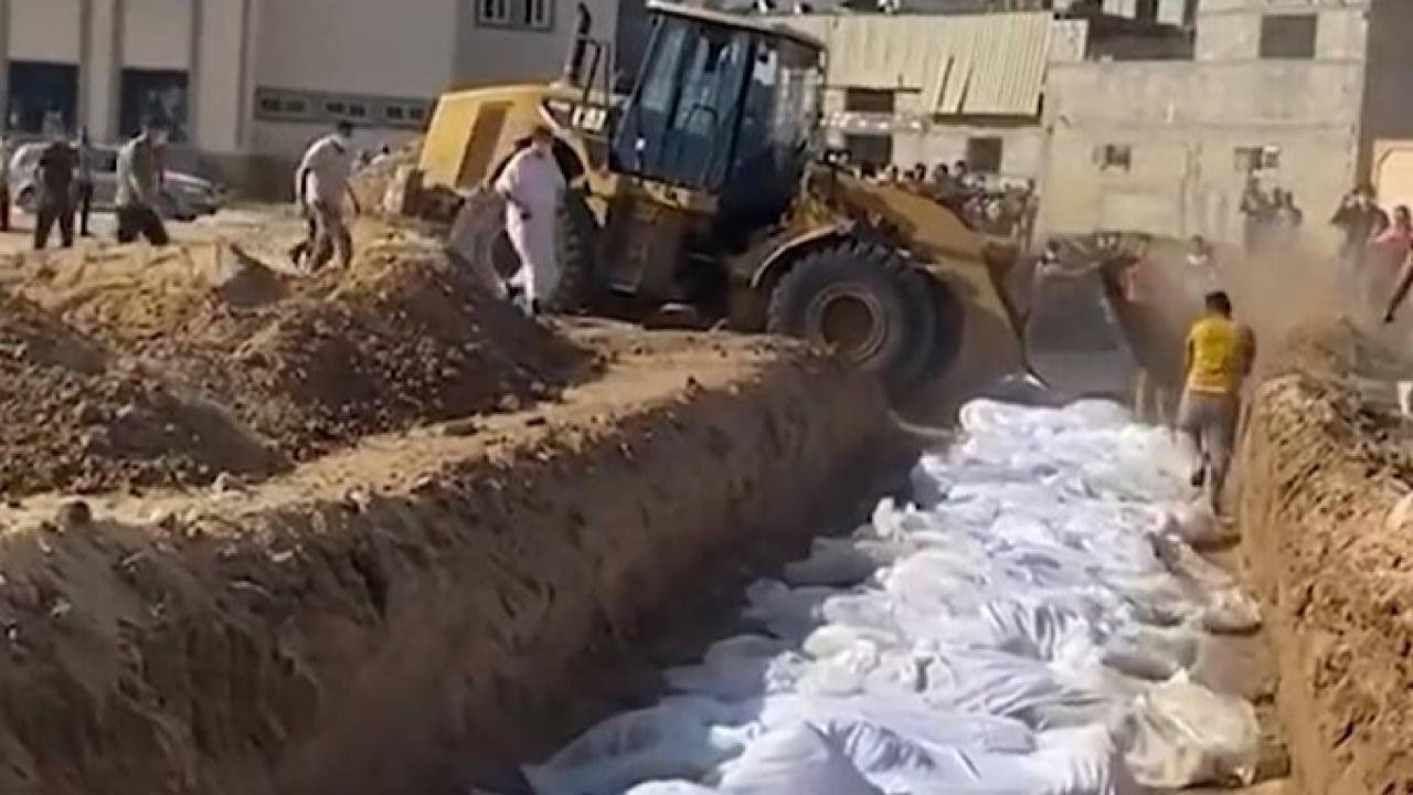 حماس: کشف گور‌های جمعی در بیمارستان ناصر شواهدی بر نسل‌کشی فلسطینیان است