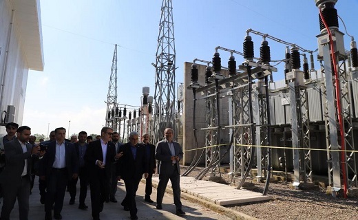 پست بزرگ برق رشت آماده افتتاح در سفر رئیس جمهور&nbsp;