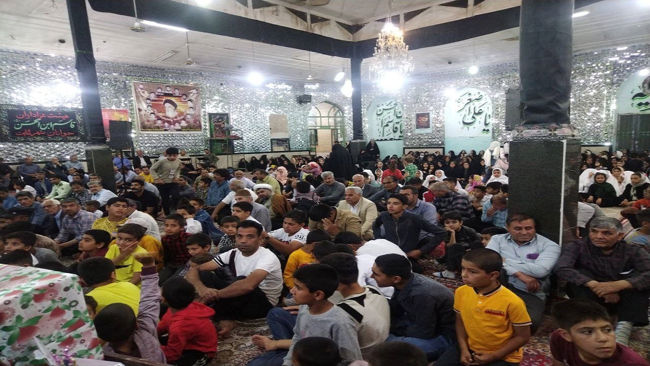 مراسم شب میلاد امام رضا (ع) در انابد + تصاویر