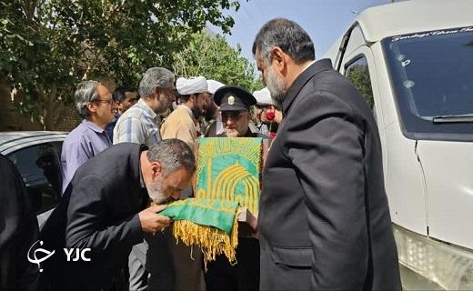کاروان خدام الرضا به بافق رسید+عکس کاروان خدام الرضا به بافق رسید+عکس
