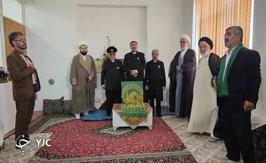کاروان خدام الرضا به بافق رسید+عکس کاروان خدام الرضا به بافق رسید+عکس