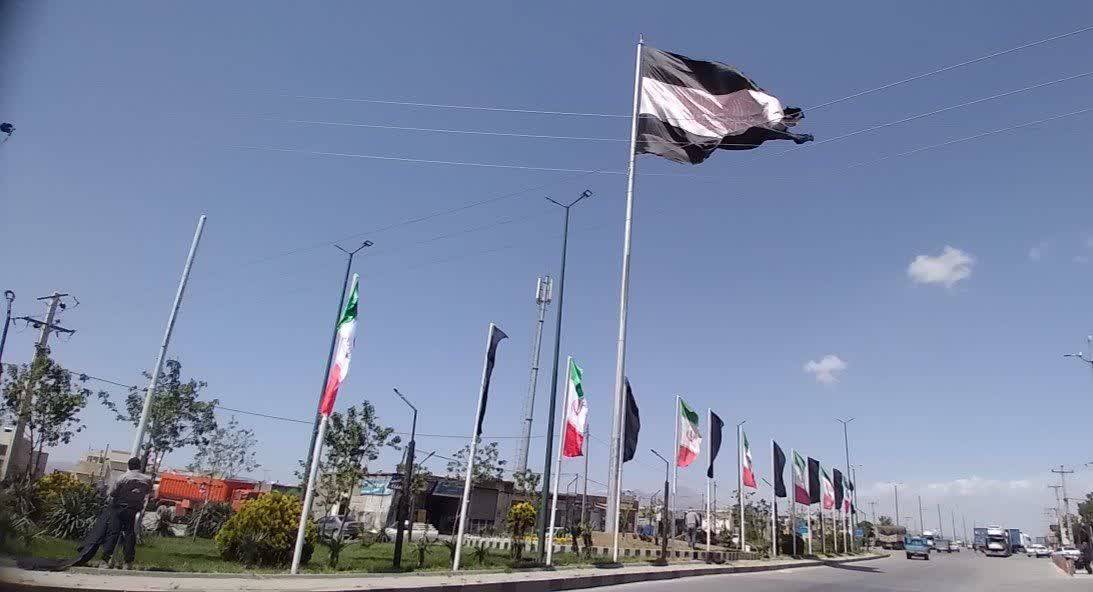 سیاهپوش شدن صالح آباد