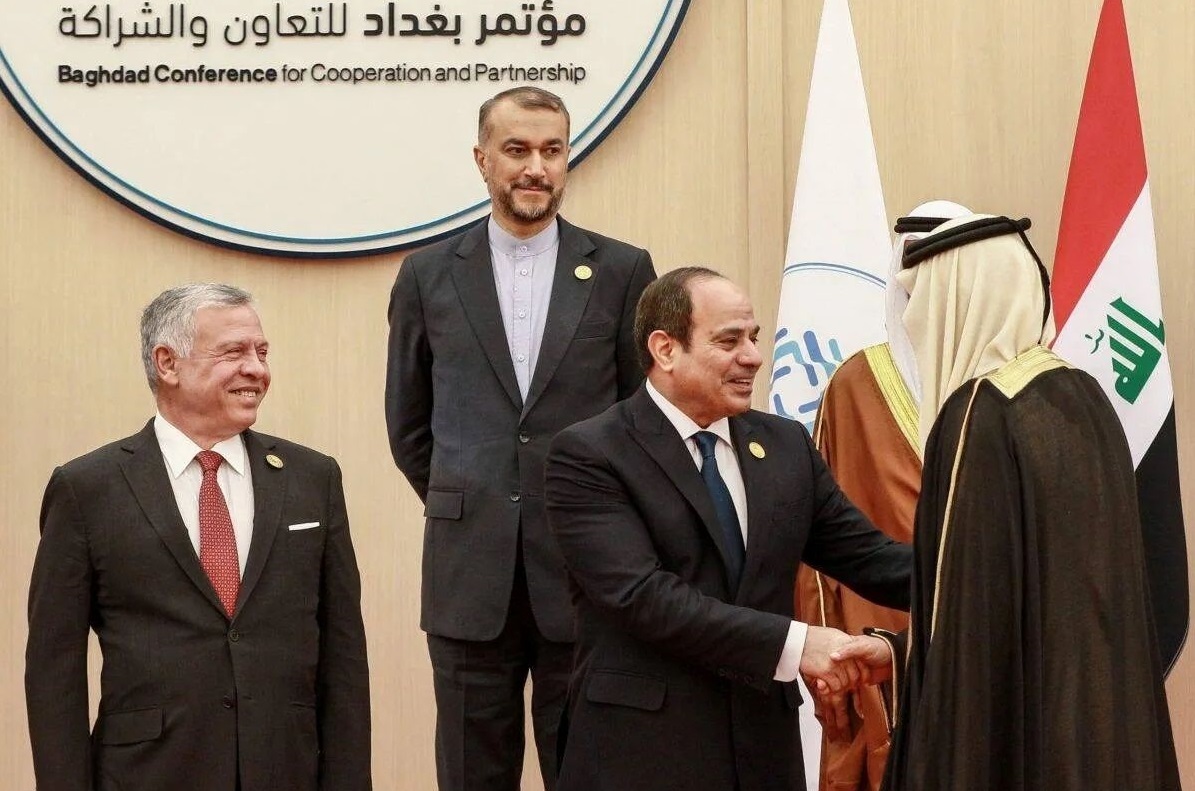 امیر عبداللهیان در جمع سران عرب در بغداد