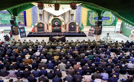 عزاداری مردم در سوگ شهدای خدمت - زنجان+تصاویر