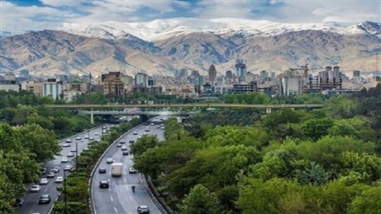 کیفیت هوای تهران در شرایط قابل قبول
