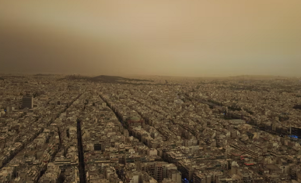 شهر آتن در غبار شهر آتن در غبار
