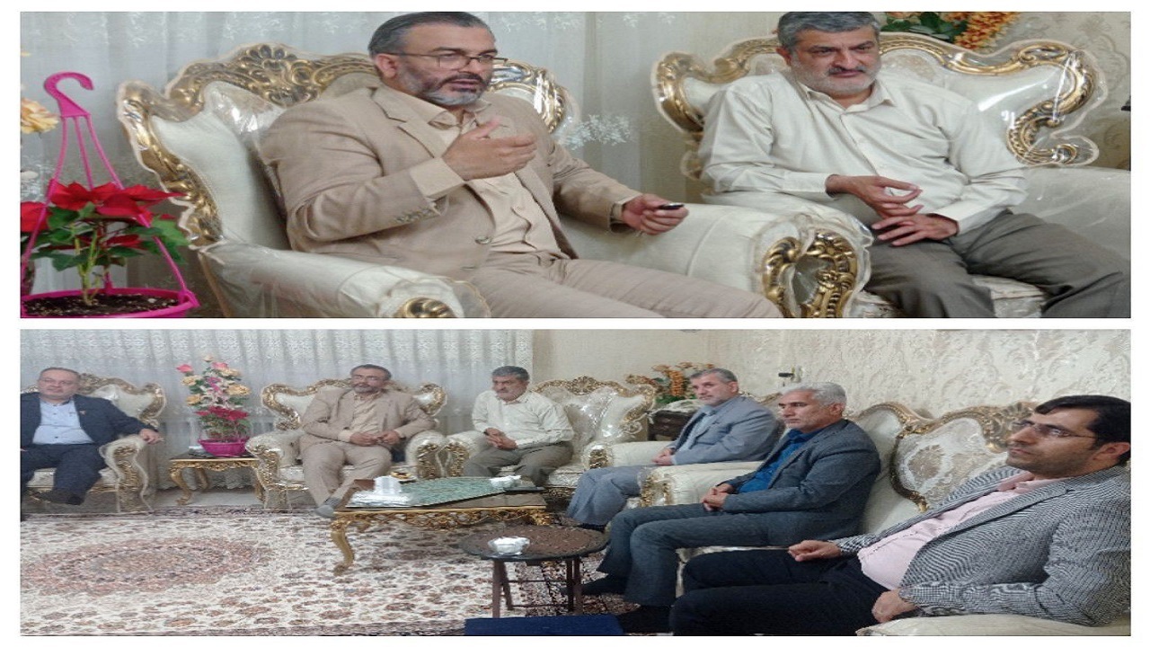 دیدار مدیر کل بنیاد شهید و امور ایثارگران با فرزند شهید مبارزی