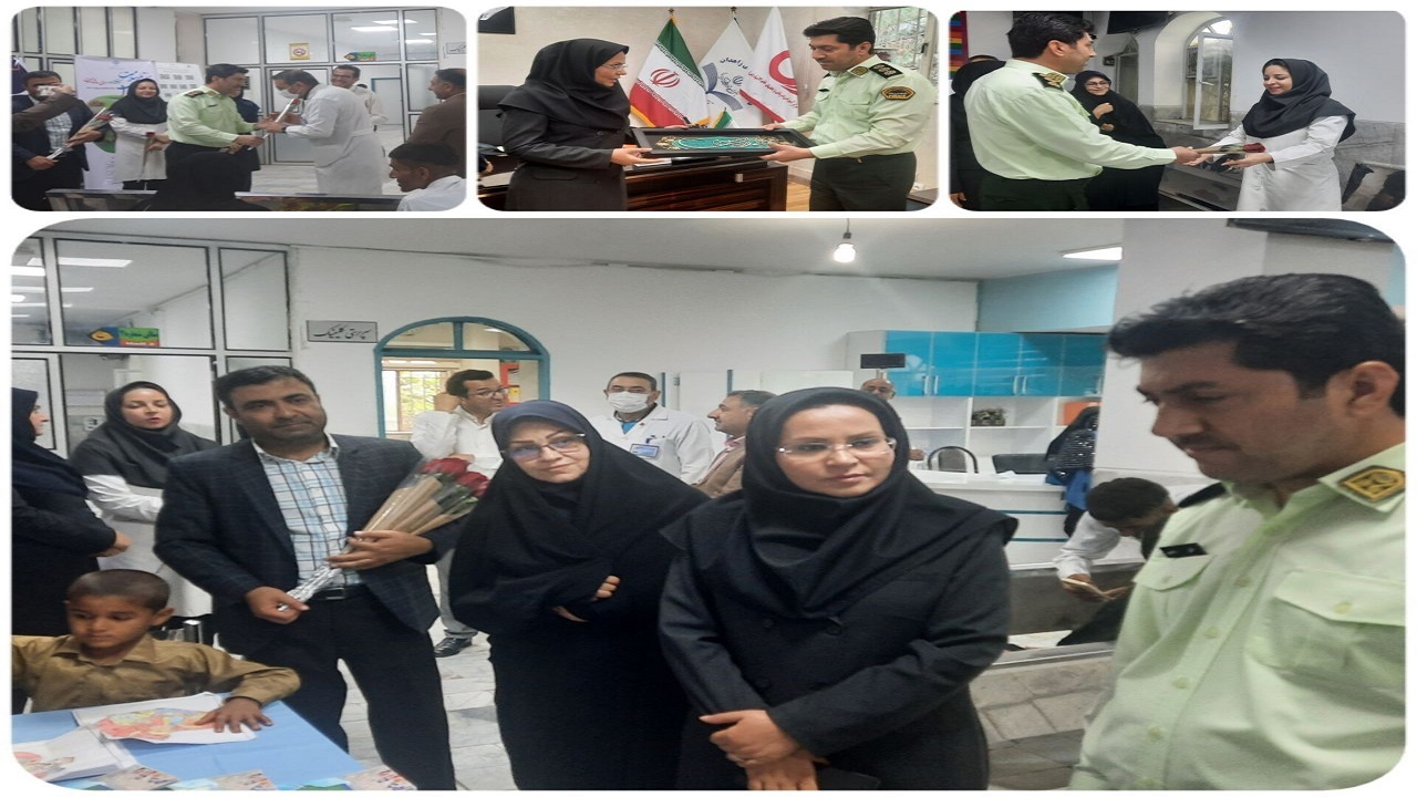 دیدار معاون فرهنگی اجتماعی انتظامی استان  با رییس بیمارستان خاتم الانبیا (ص) زاهدان