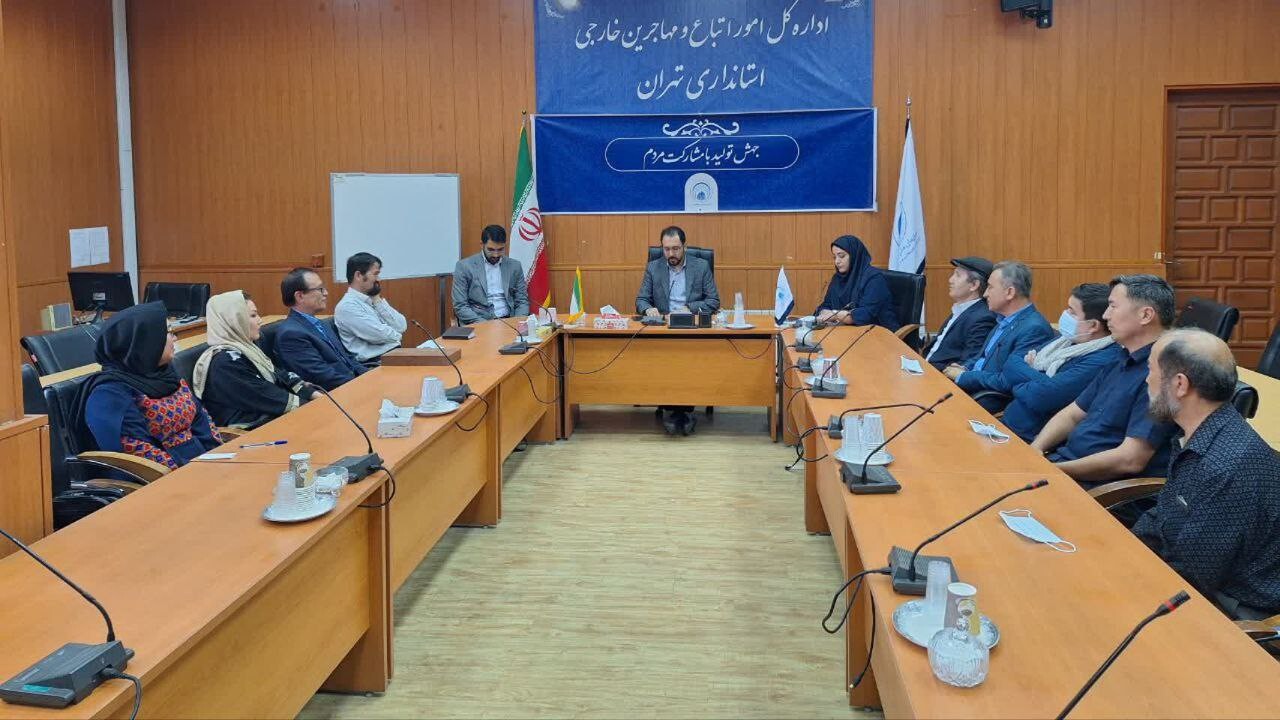 از ظرفیت های موجود در جامعه هنرمندان مهاجر استقبال می کنیم