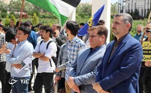 حمایت دانشگاهیان قم از جنبش ضدصهیونیستی دانشجویان آمریکا