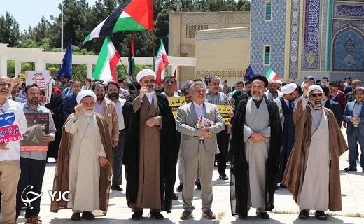 حمایت دانشگاهیان قم از جنبش ضدصهیونیستی دانشجویان آمریکا