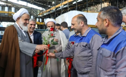 قدردانی نماینده ولی فقیه از کارگران استان قزوین
