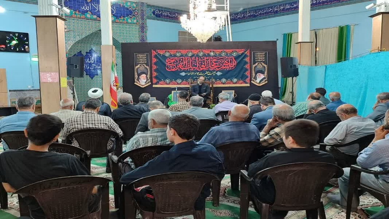 مراسم بزرگداشت شهید آیت الله رئیسی و هیئت همراهان در ماهدشت + تصاویر
