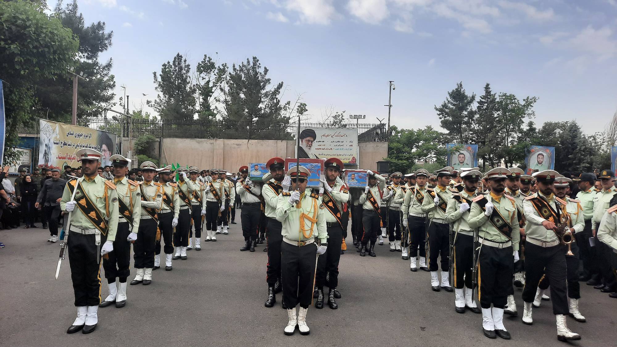 تشییع ماموران پلیس
