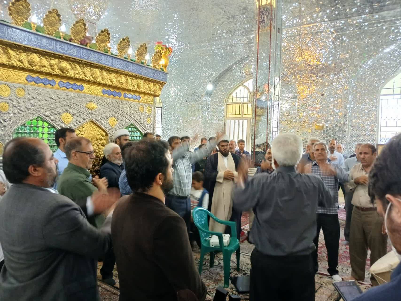مراسم سوگواری در شهرستان صحنه