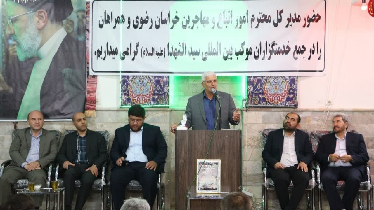 تقدیر از خادمین اربعین موکب بین المللی سیدالشهدا(ع)