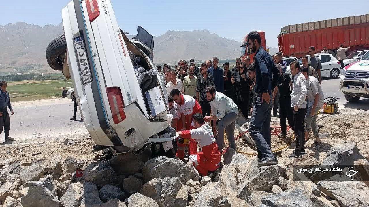 تصادف مرگبار در محور شهرکرد به شلمزار