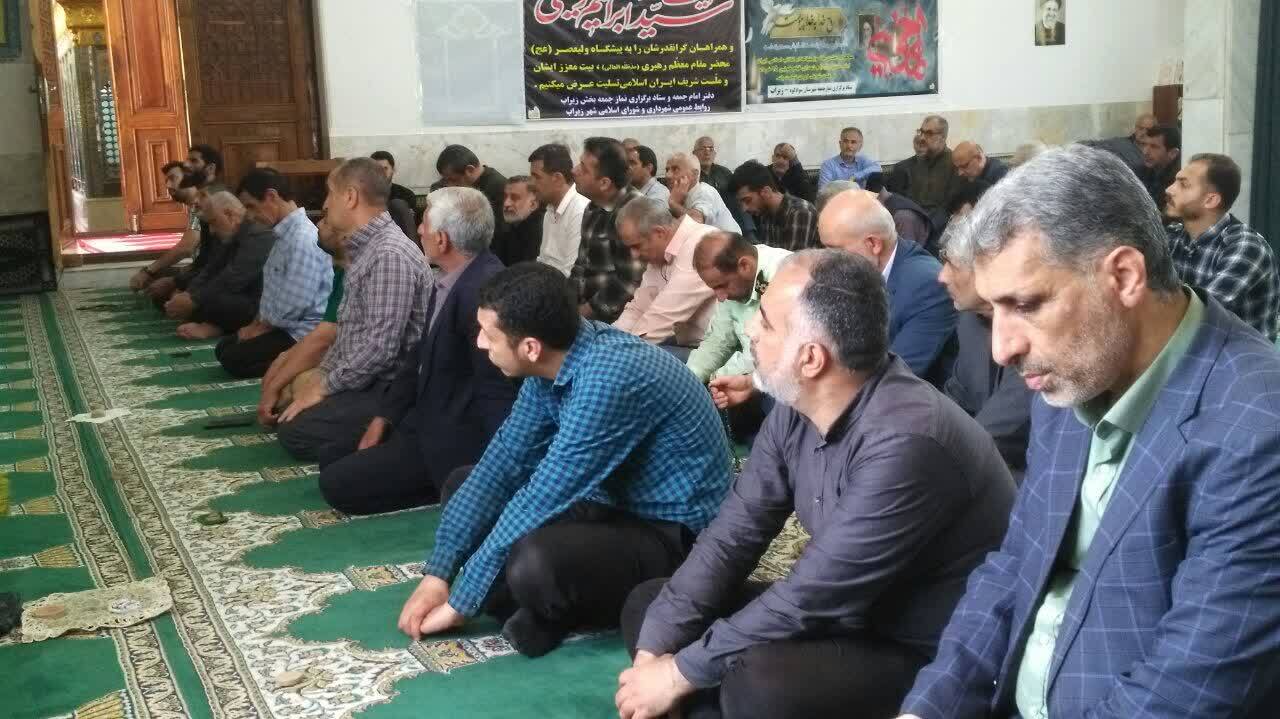 اقامه نماز جمعه در بخش زیرآب