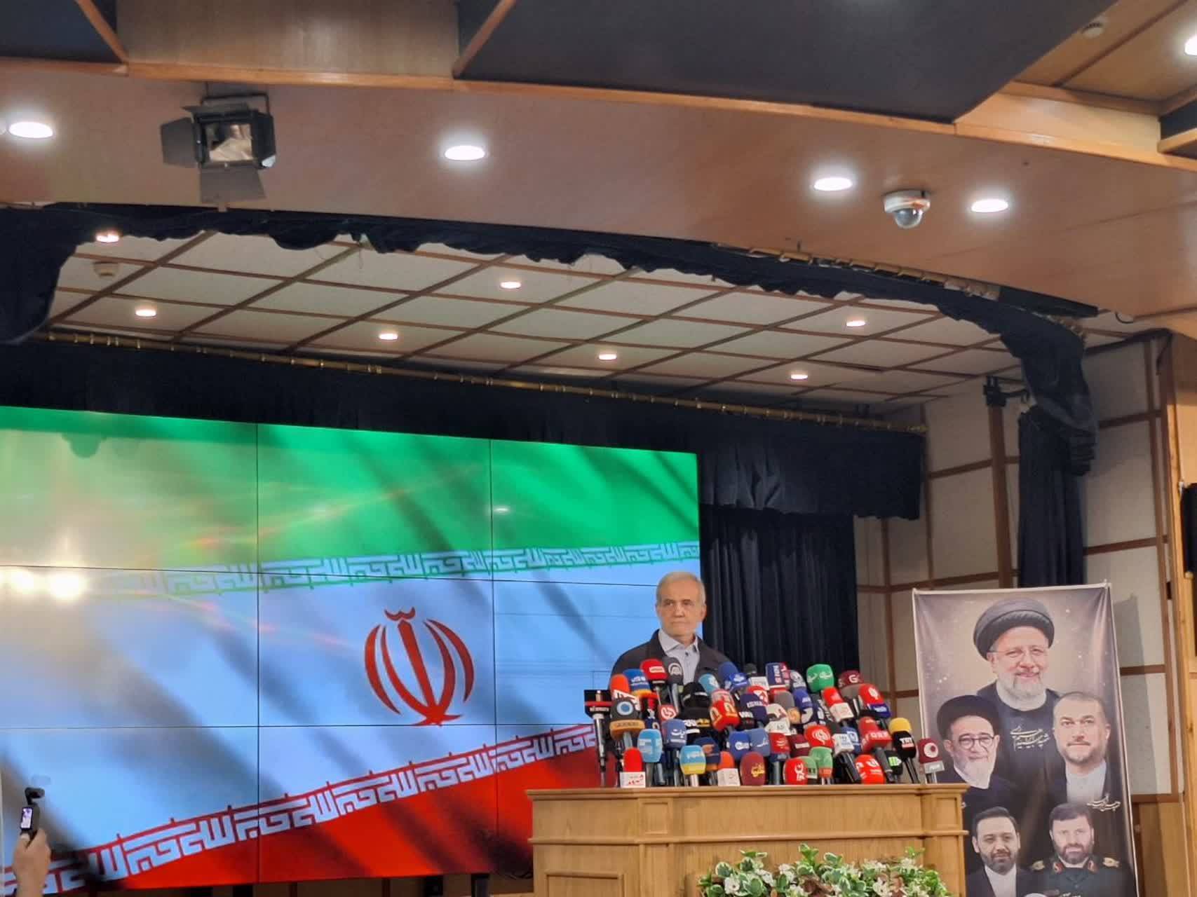 حضور پزشکیان در انتخابات