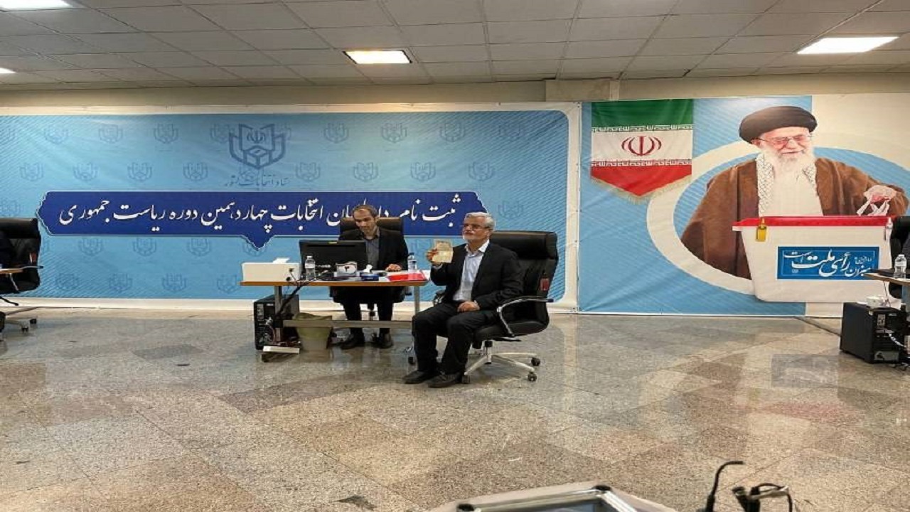 صادقی در انتخابات ریاست‌جمهوری ثبت‌نام کرد