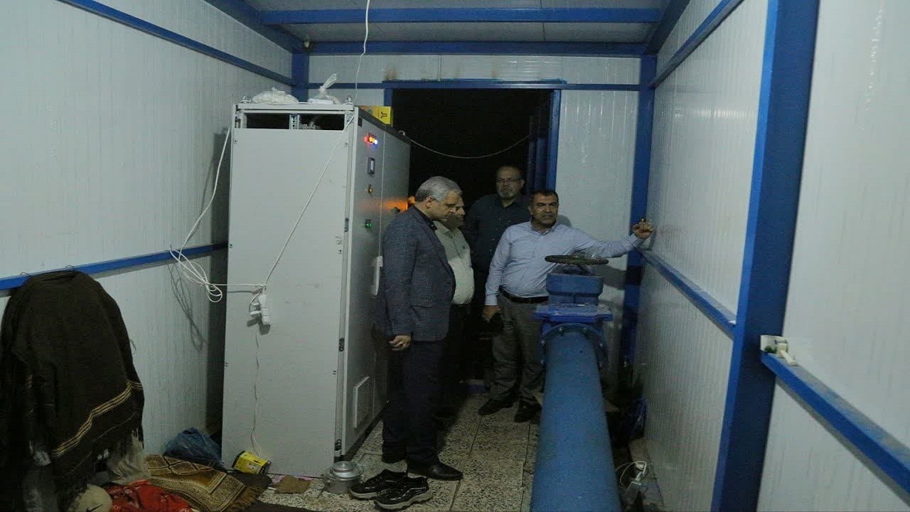 بازدید معاون عمرانی استاندار از وضعیت مخازن آب شهر قزوین