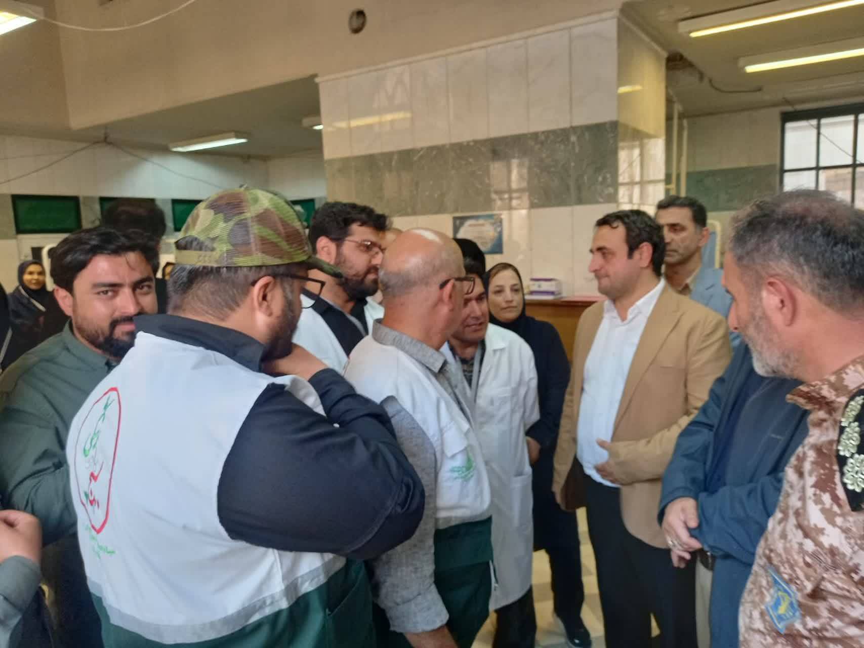 استقرار  درمانگاه در فضای مرقد مطهر