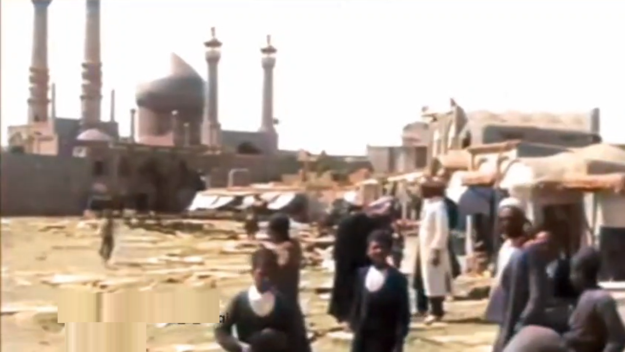 نمایی از شهر قم در سال ۱۳۰۰هجری شمسی+فیلم