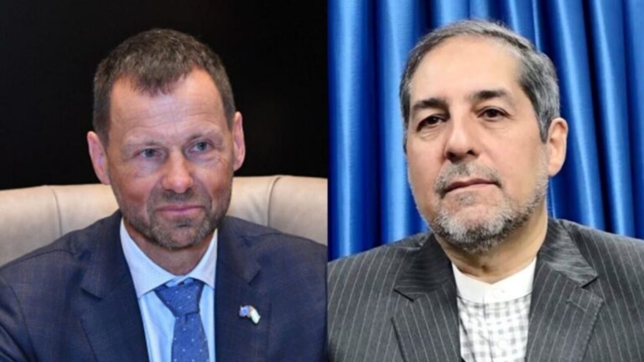 دیدار توماس نیکلاسون و غلام‌رضا نجاری
