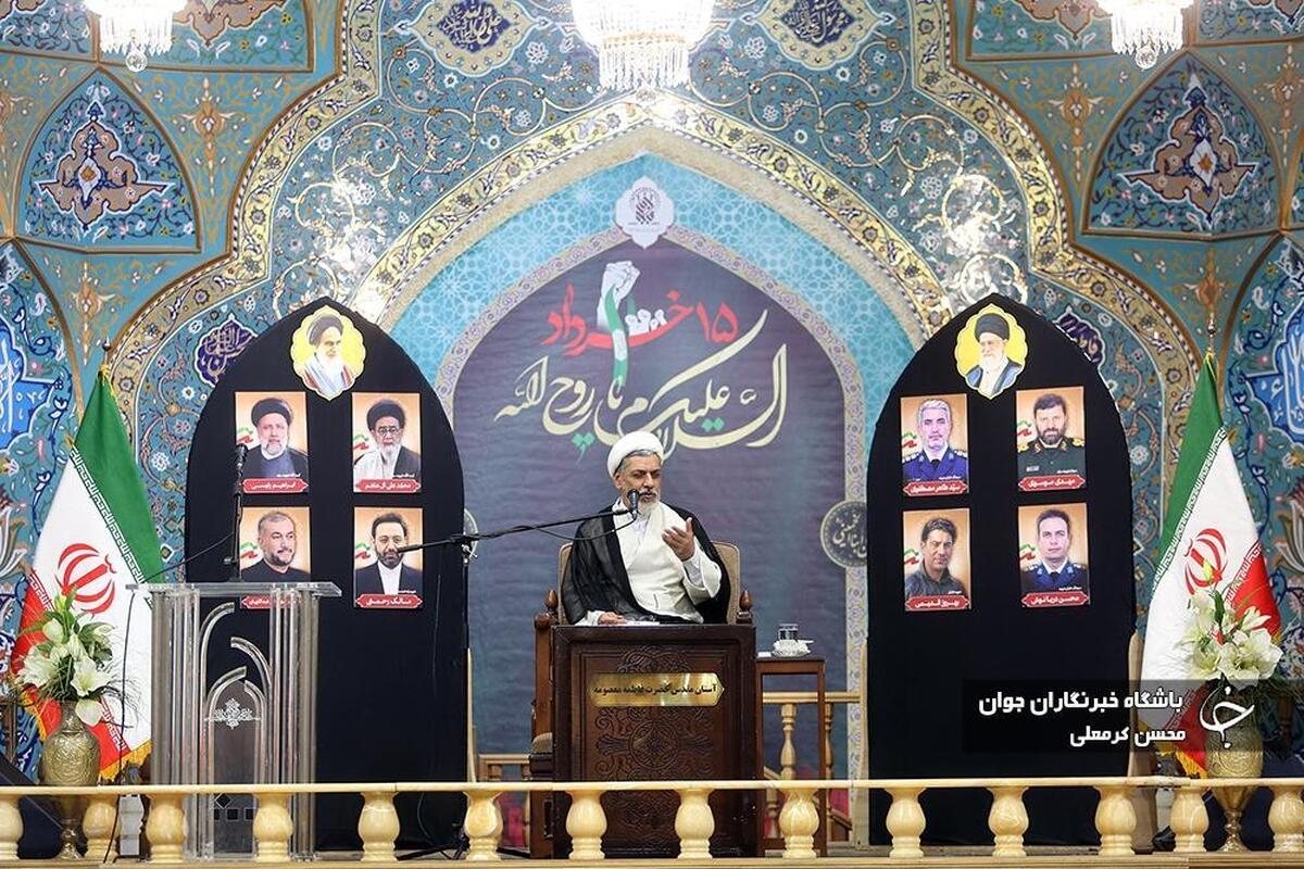 وداع با پیکر شهید مدافع حرم نورالله نوری در قم