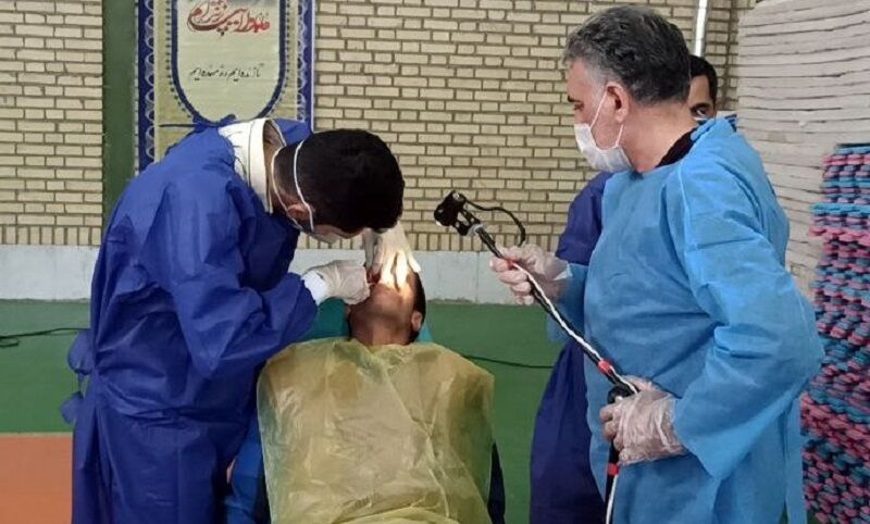 استقرار تیم جهادی پزشکی در کهنوج