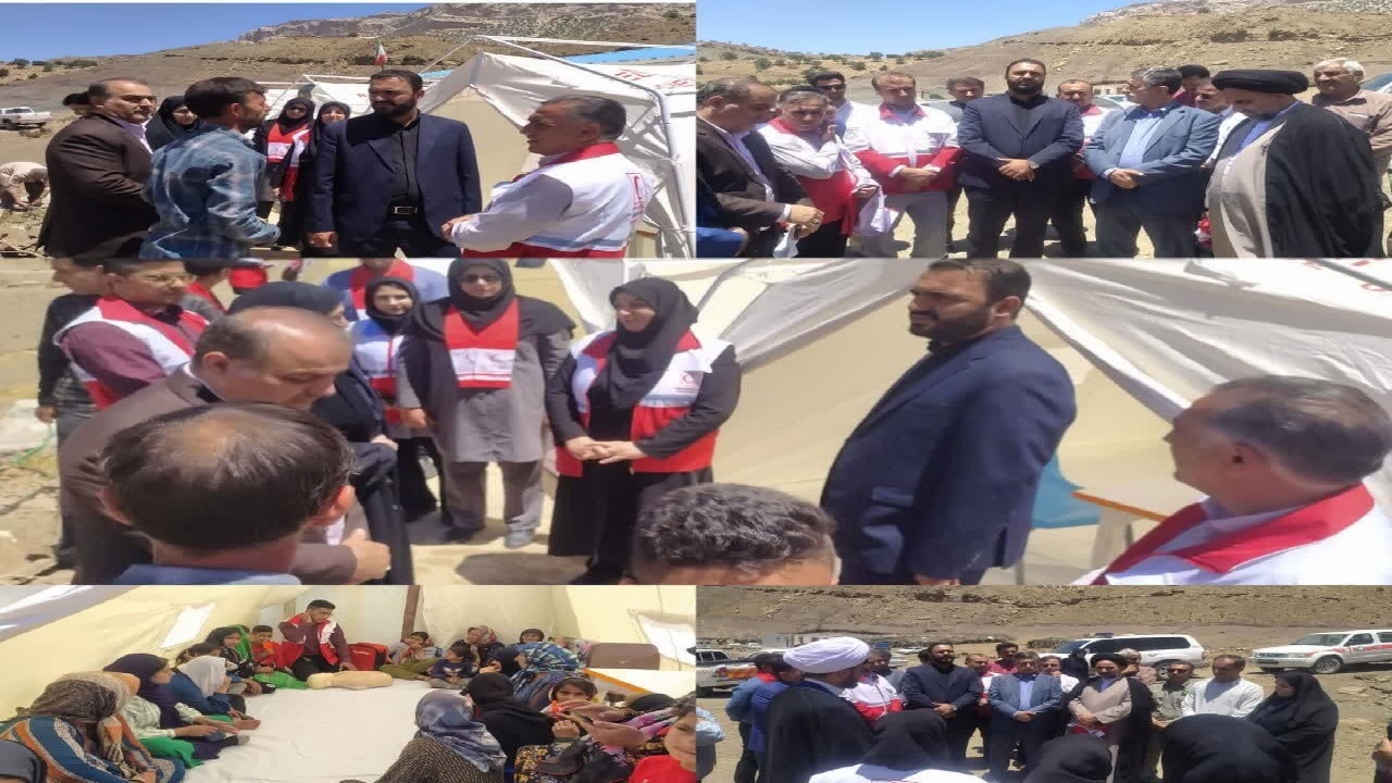 برپایی کاروان سلامت در میانکوه غربی در پلدختر