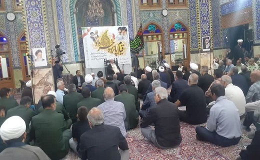 برگزاری مراسم بزرگداشت شهدای قیام ۱۵ خرداد در یزد +عکس