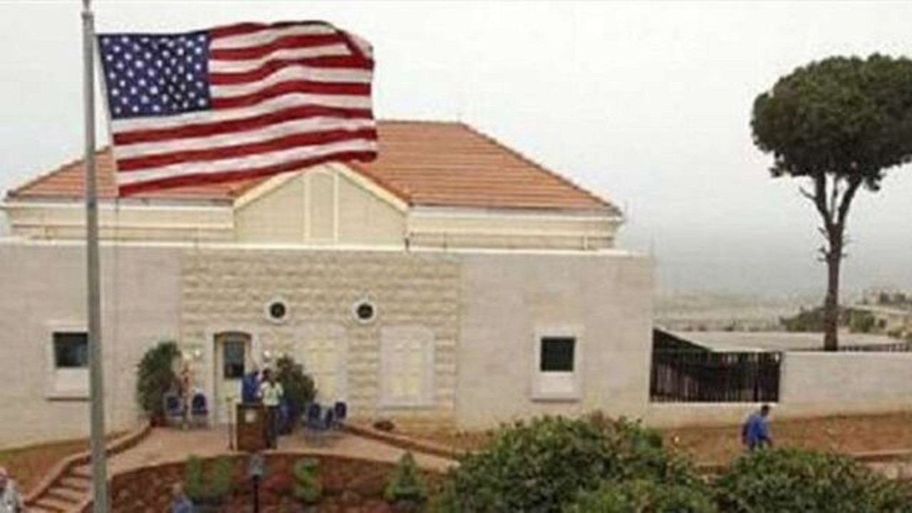 تیراندازی در اطراف سفارت آمریکا در لبنان + فیلم