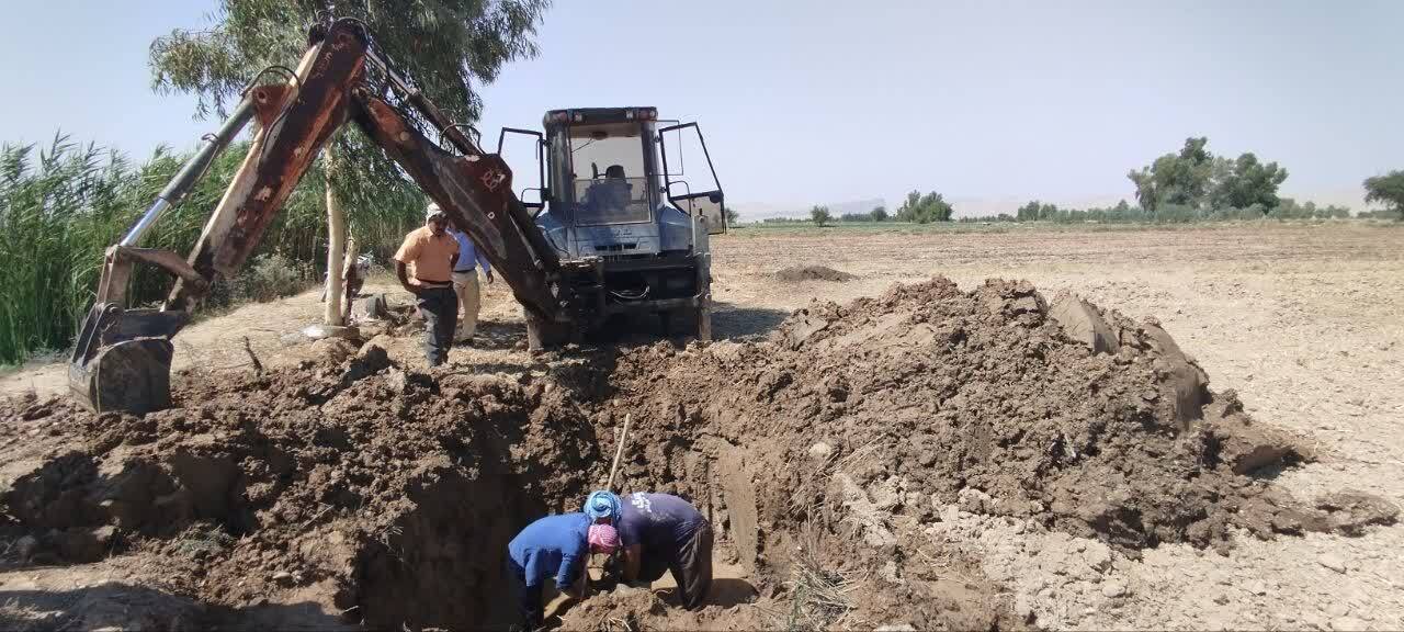 رفع مشکل قطعی آب آشامیدنی شهرک شهید محمدی و دهلران گتوند
