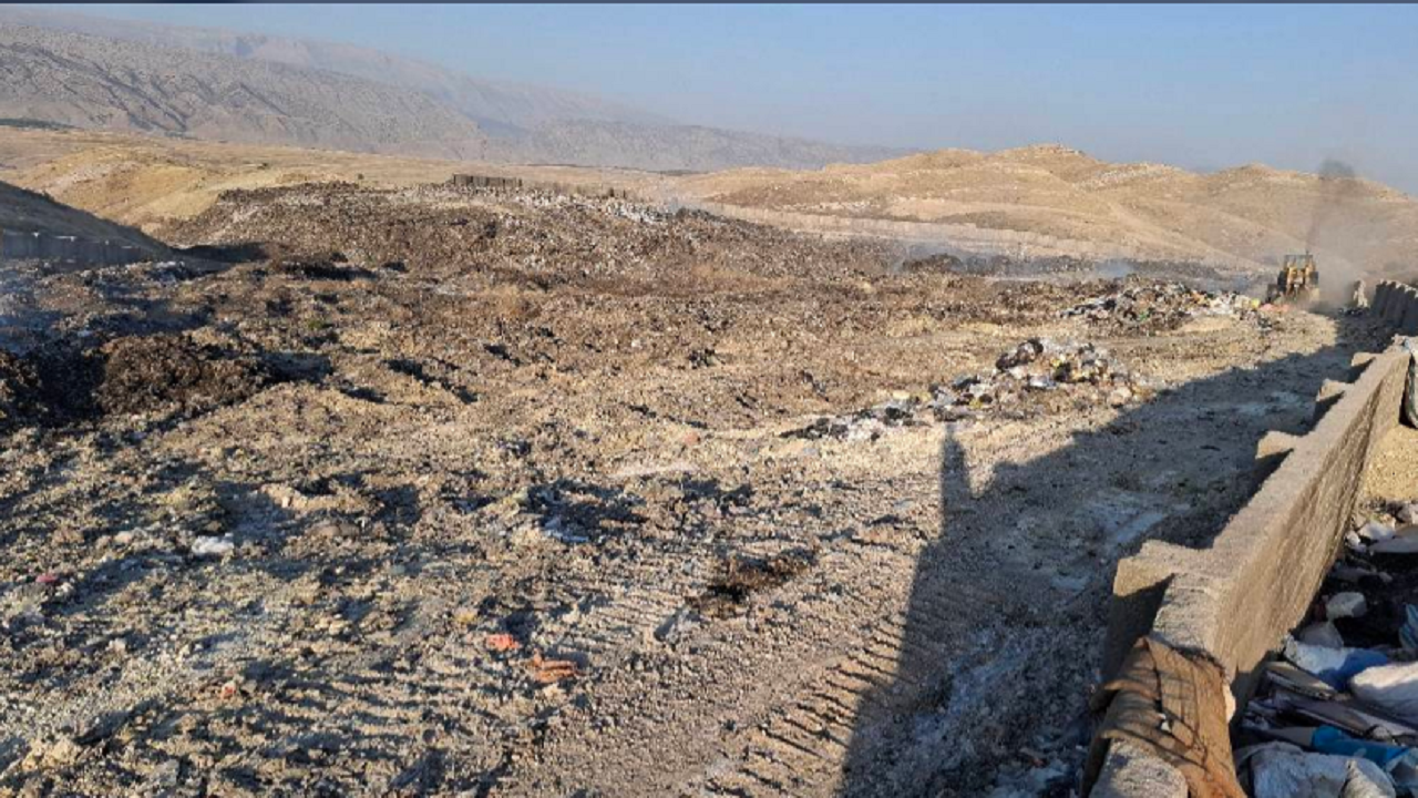 ساماندهی موقت سایت زباله دهدشت