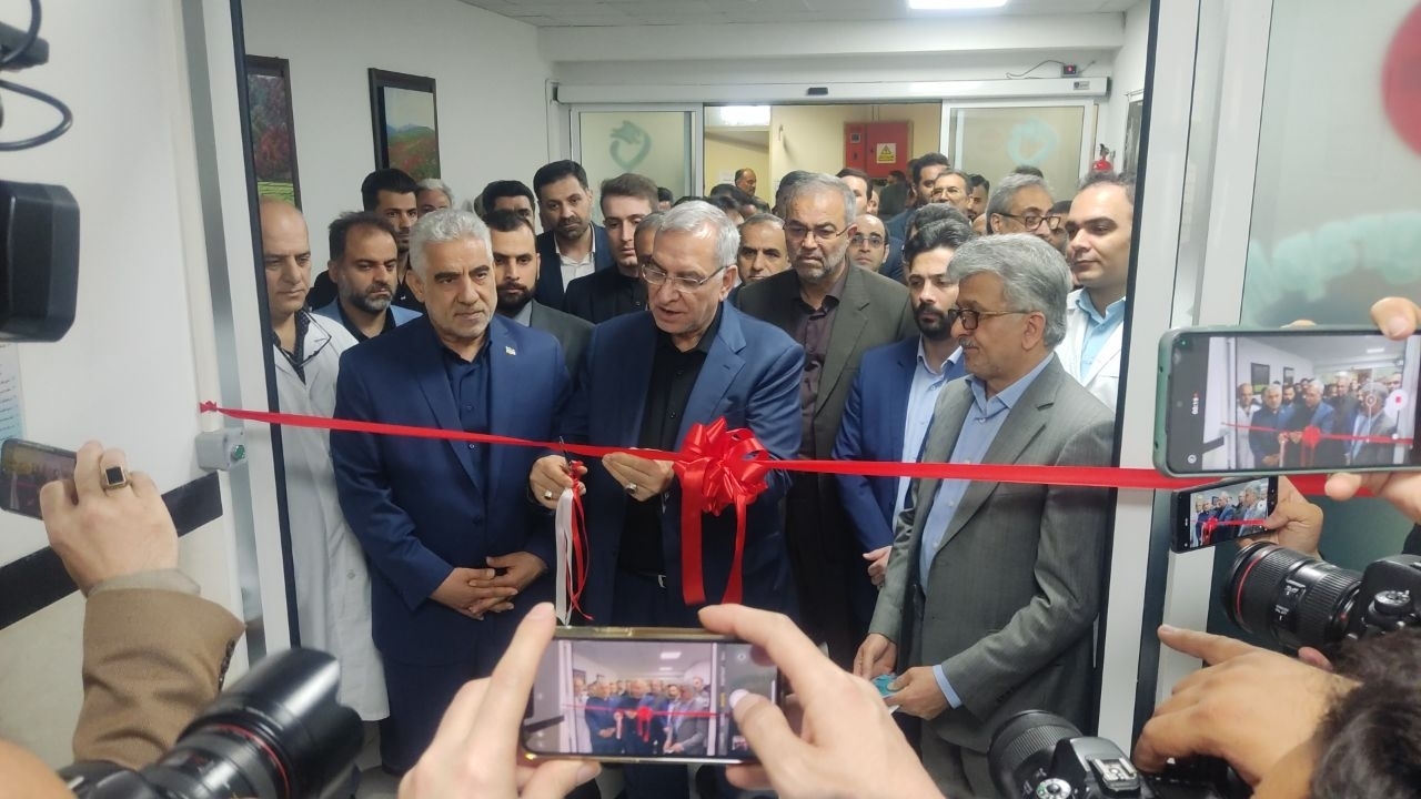 افتتاح CT آنژیوگرافی و آنژیوگرافی بیمارستان حشمت رشت