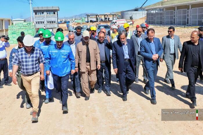 بازدید وزیر کشور از طرح انتقال پساب بجنورد به کارخانه پتروشیمی