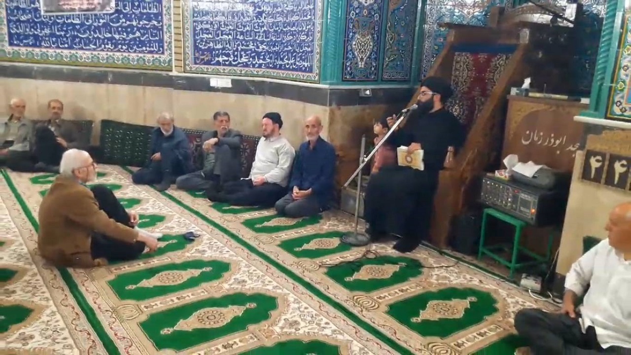 عزاداری اهالی روستای گلیرد طالقان در سوگ امام نهم شیعیان + فیلم