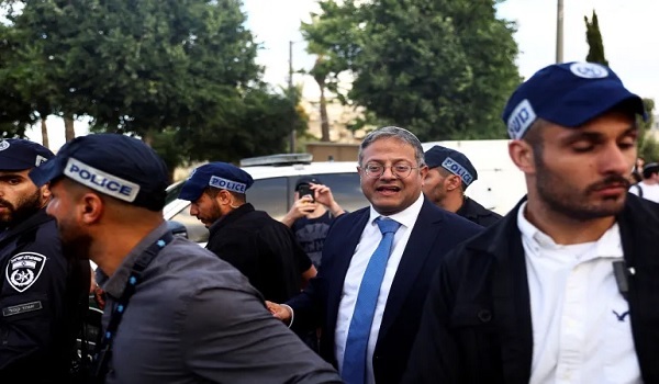 بن گویر راهپیمایی پرچم ایتمار بن گویر