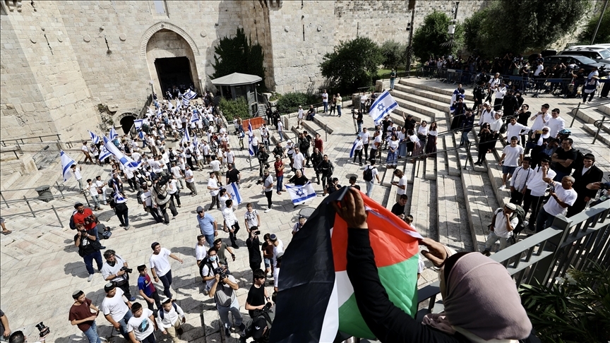 مقابله فلسطینی ها با صهیونیست ها پرچم فلسطین