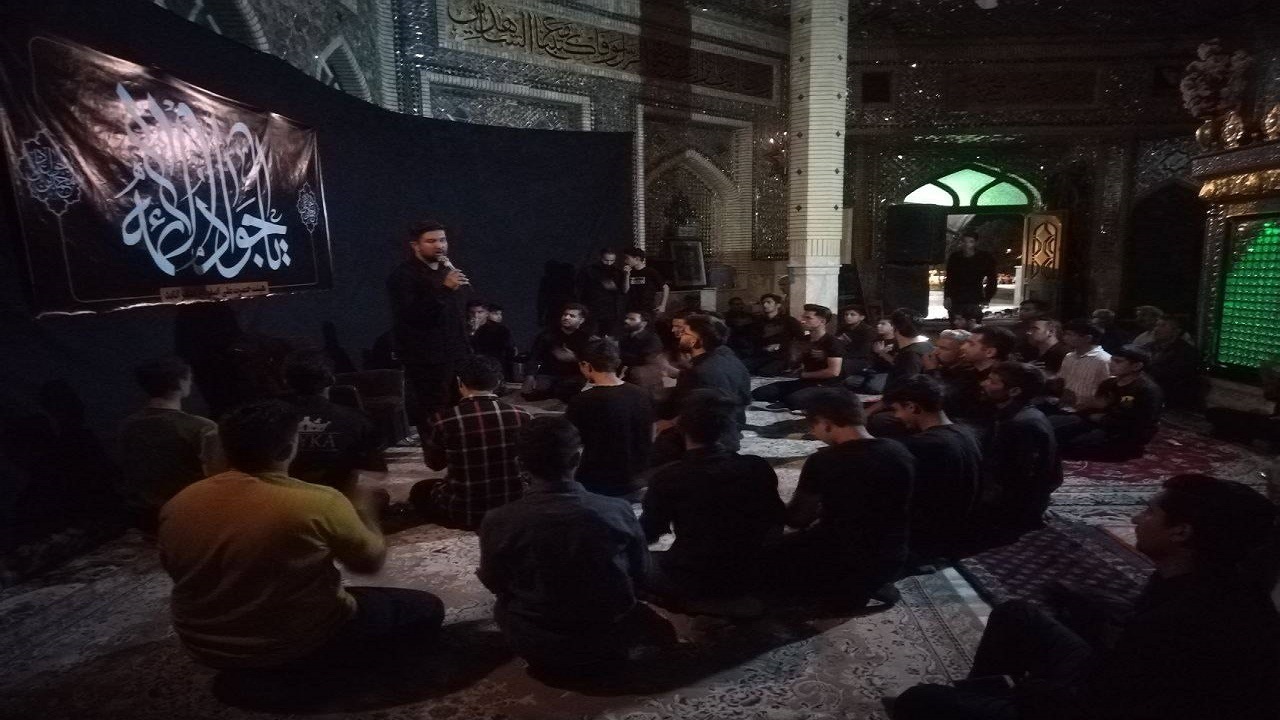 اجتماع اهالی شهر انابد در مراسم سوگواری شهادت امام جواد (ع) + تصاویر